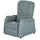 HIMOLLA Fernsehsessel 7568 Leder 77 x 104 x 85 cm Blau elektrisch