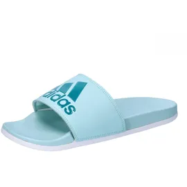 adidas Damen Adilette Comfort Slides, Aqua/Arctic Fusion/Crystal White, 38