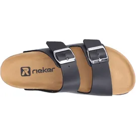 Rieker Damen Klassische Sandalen V6391, Frauen Sandalen,Sommerschuhe,Freizeitschuhe,offene Schuhe,Strandschuhe,schwarz (00),37 EU / 4 UK - 37 EU