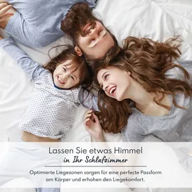 Fdm Taschenfederkernmatratze, Schwarz, Textil, H3 Kokos HR-Schaum Öko-Tex Allergikergeeignet Jacquard