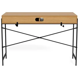AC Design Schreibtisch Angus Eiche Nachbildung / Braun