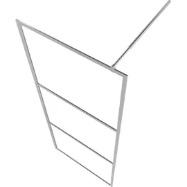 vidaXL Begehbare Duschwand mit Voll Mattiertem ESG-Glas 100x195 cm