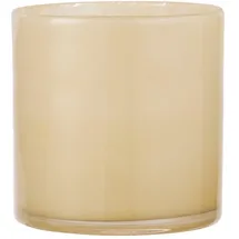 ib laursen Topf Venecia durchgefärbtes Glas, Höhe 10, Ø 10 cm, gelb