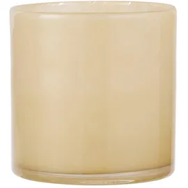 ib laursen Topf Venecia durchgefärbtes Glas, Höhe 10, Ø 10 cm, gelb
