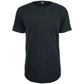 URBAN CLASSICS Shaped Long Tee schwarz M