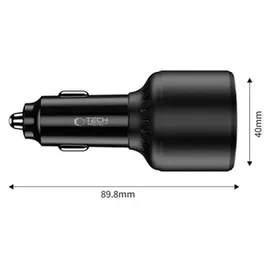 TECH-PROTECT CC04 3-Port PD175W Autoladegerät Schwarz