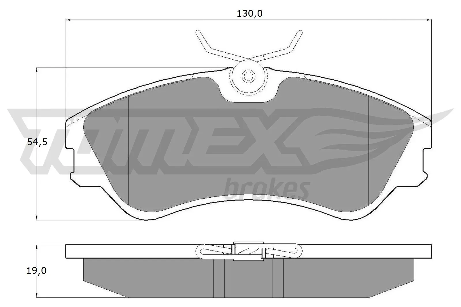 TOMEX BRAKES Bremsbelagsatz, Scheibenbremse tx1065 Vorderachse für Audi