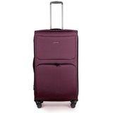 Stratic Bendigo Light Plus 4-Rollen Trolley 84 cm Laptopfach aubergine