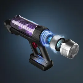 Rowenta X-Force Flex 9.60 Akku-Staubsauger schwarz & lila