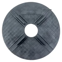 Sanpro Flaches Gummi Stelzlager - Plattenlager 3 mm Fuge / 10 mm Höhe, Anzahl 100 Stück