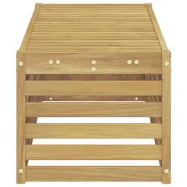 vidaXL Hocker Bank 115 x 43 x 37 cm Weiß