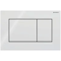 Geberit Sigma30 Betätigungsplatte für 2-Mengen-Spülung weiß/weiß matt 115.883.11.1