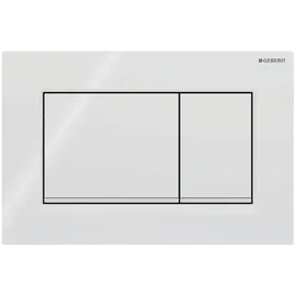 Geberit Sigma30 Betätigungsplatte für 2-Mengen-Spülung weiß/weiß matt 115.883.11.1