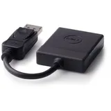Dell DisplayPort zu DVI (Single Link), Adapter ( Sie Videoinhalte von Ihrem Desktop-PC oder Notebook auf jedem Monitor, Projektor oder HD-Fernsehgerät mit DVI (Single-Link)-Eingang darstellen)Schwarz