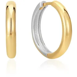 ANIA HAIE - HOOP EARRINGS - Two Tone - gold silver
