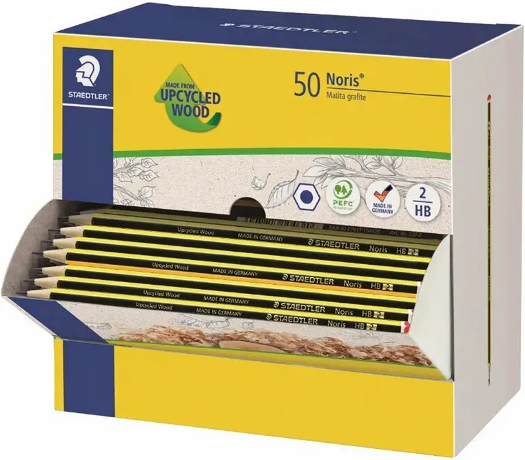 Noris 50er-Set Bleistifte HB, im Karton-Display