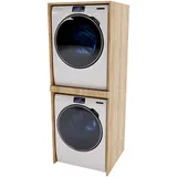 craftpak Waschmaschinenschrank 66 x 180 x 65 cm Beige