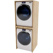 craftpak Waschmaschinenschrank 66 x 180 x 65 cm Beige