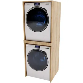 craftpak Waschmaschinenschrank 66 x 180 x 65 cm Beige