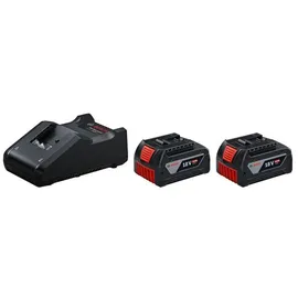 Bosch Professional Akku-Starterset 1600A019S0 inkl. 2 x 4,0 Ah Akku + Schnelladegerät