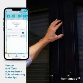 eQ-3 Homematic IP Tür- und Fensterkontakt optisch anthrazit HmIP-SWDO-A
