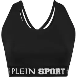 PLEIN SPORT Damen BH Sport-BH, Schwarz, XS