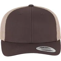 Flexfit Retro 2-Tone Trucker Cap Braun/Khaki One Size