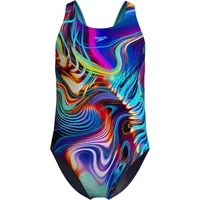 Speedo Digital Allover Leaderback Badeanzug - Arctic Glass -