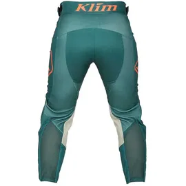 Klim XC Lite Textilhose Damen - Petrol/Weiß/Orange - 12