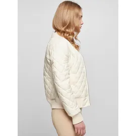 URBAN CLASSICS Diamond Quilt Nylon Steppjacke - White Sand - XL