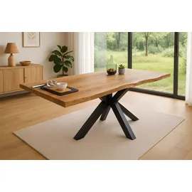 Sam JIM 120 x 80 cm Akazie naturbelassen/schwarz