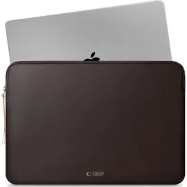 TECH-PROTECT Fleece-Laptoptasche 15-16“ - Braun