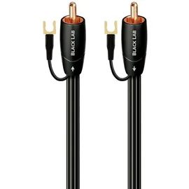 AudioQuest 2 m Black Lab Cinch-Kabel, Schwarz - Audiokabel (Cinch, RCA, Kupfer, 2 m)