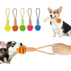 NUXIE Hundespielzeug Tug mit Ball 30cm
