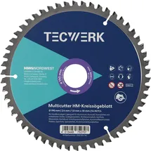 tecwerk Handkreissägeblatt AD 160 mm Z.42 Schnitt-B.2,4 mm