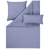 Estella Halbleinen Bettwäsche Alvaro blau