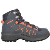 Lowa Kinder Kody Evo GTX Mid Wanderstiefel, 33 - STAHLBLAU/ORANGE