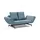 Innovation Living 3-Sitzer INNOVATION LIVING TM "Ghia Schlafsofa mit Taschenfederkern, Breite 210cm, Tiefe 93cm", blau (hellblau), B:178cm H:83cm T:93cm, Sofas, eine große Liegefläche mit geringer Stellfläche, beidseitig abklappbar