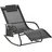 Outsunny Schaukelstuhl Hochlehner 150 x 62 x 88 cm schwarz 1 St.