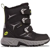 Lotto Pinecreek Tex K Halblange Stiefel, Black Silver, 35