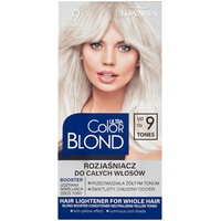 Joanna Ultra Color Blond Haaraufheller Aufheller Haare Aufgehellt bis 9 Töne Lang Anhaltender Glanz und Reinheit der Blonden Farbe für Ganzes Haar Strähnchen und Balayage Kühler Farbton