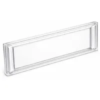 Wiltec Namensschild Abdeckung Briefkasten 89x25mm Ersatzteil Postkasten Schild