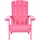 Beliani Muskoka Gartenstuhl 75 x 88 x 75 cm rosa