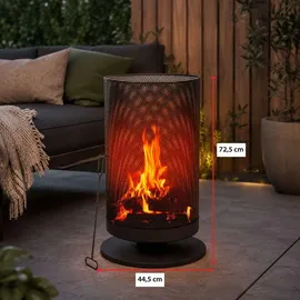 BBQ Collection Feuertonne Ø 72,5 cm Schwarz