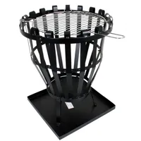 VARILANDO Terrassenofen, Abdeckplane Feuerkorb, Feuerschale, Feuerstellen für den Garten (Feuerkorb)