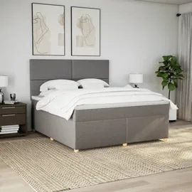 vidaXL Boxspringbett 180 x 200 cm Taupe