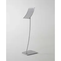 Update displays Infoständer Konkav silber DIN A4, 1 St.