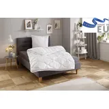 MY HOME Microfaserbettdecke MY HOME "Mondschein, Bettdecke 135x200 cm, 155x220 cm, 200x200 cm", weiß, B:155cm L:220cm, Bezug: 100% Polyester.