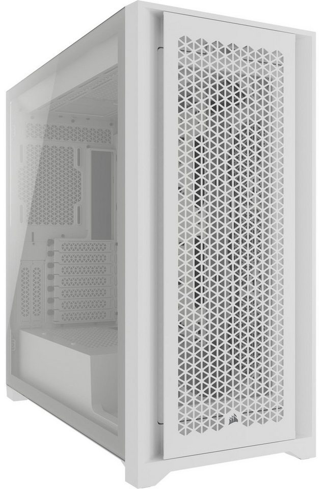 Corsair PC-Gehäuse Corsair 5000D CORE AIRFLOW, Tower-Gehäuse weiß