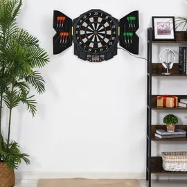 Homcom Dartboard Elektronisch Kunststoff inkl. 12 Pfeile